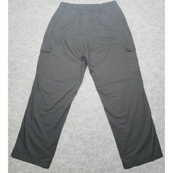 Rue21 Pants Womens Plus 1X Black Cargo High Rise Pockets Elastic Waist New - Picture 2 of 12